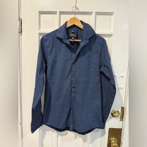 Kenneth Cole Reaction Navy Blue Men's Shirt